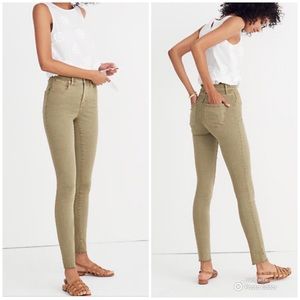 Madewell High Riser Garment Style Tan Pants